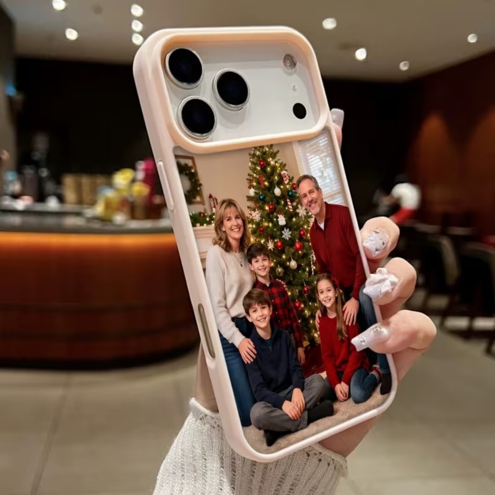 Phone Cases Personalised - DIY Gepersonaliseerde Aanpassingspatroon PC+TPU Telefoonhoesje Voor