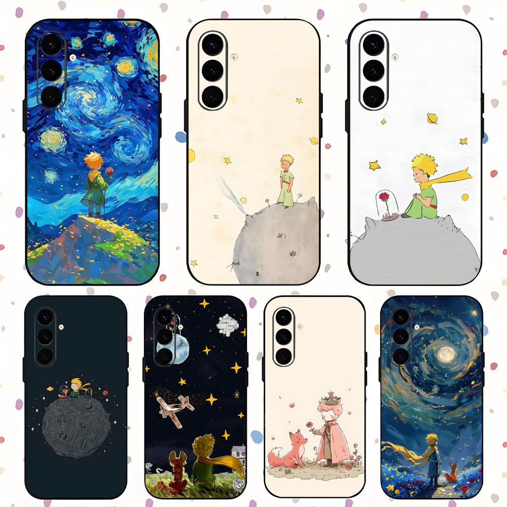 Phone Cases Black - Le Petit Prince sprookjesachtige telefoonhoesje voor