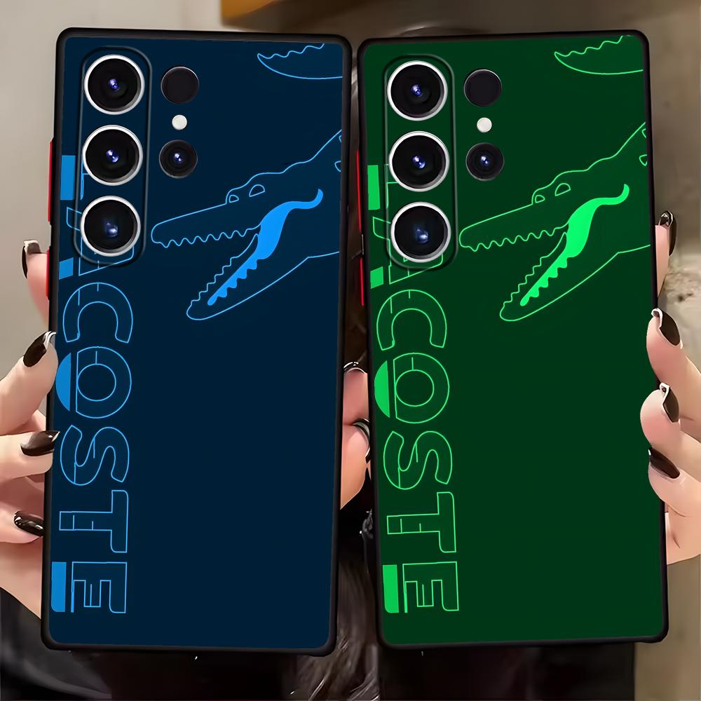 Phone Cases Brand - Luxe merk L-LA-COSTEs telefoonhoesje voor Samsung