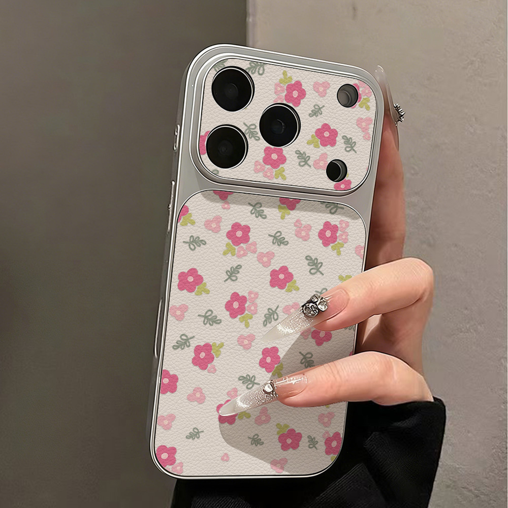 Phone Cases That Cover The Camera - Luxe INS Bloemen Grote Venster Telefoonhoesje
