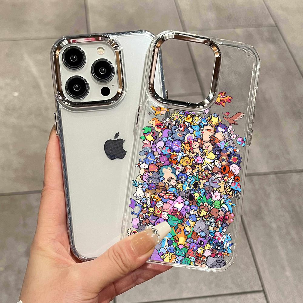 Cute Anime Case - Schattige Cartoon P-Pokemon Collectie Telefoonhoesje voor