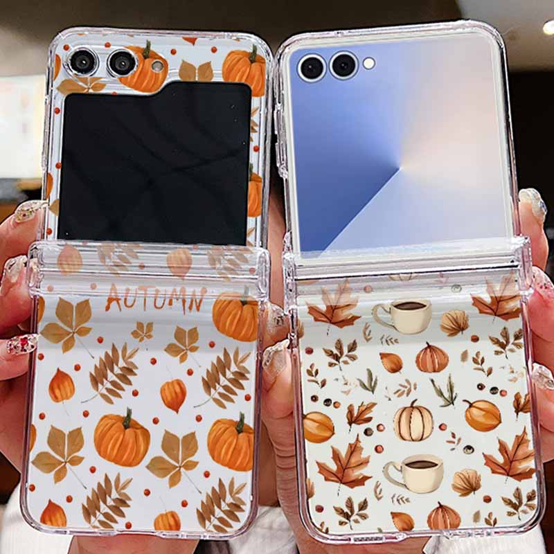 Phone Cases Z Fold 5 - Herfst Esdoornblad Patroon Telefoon Case Voor