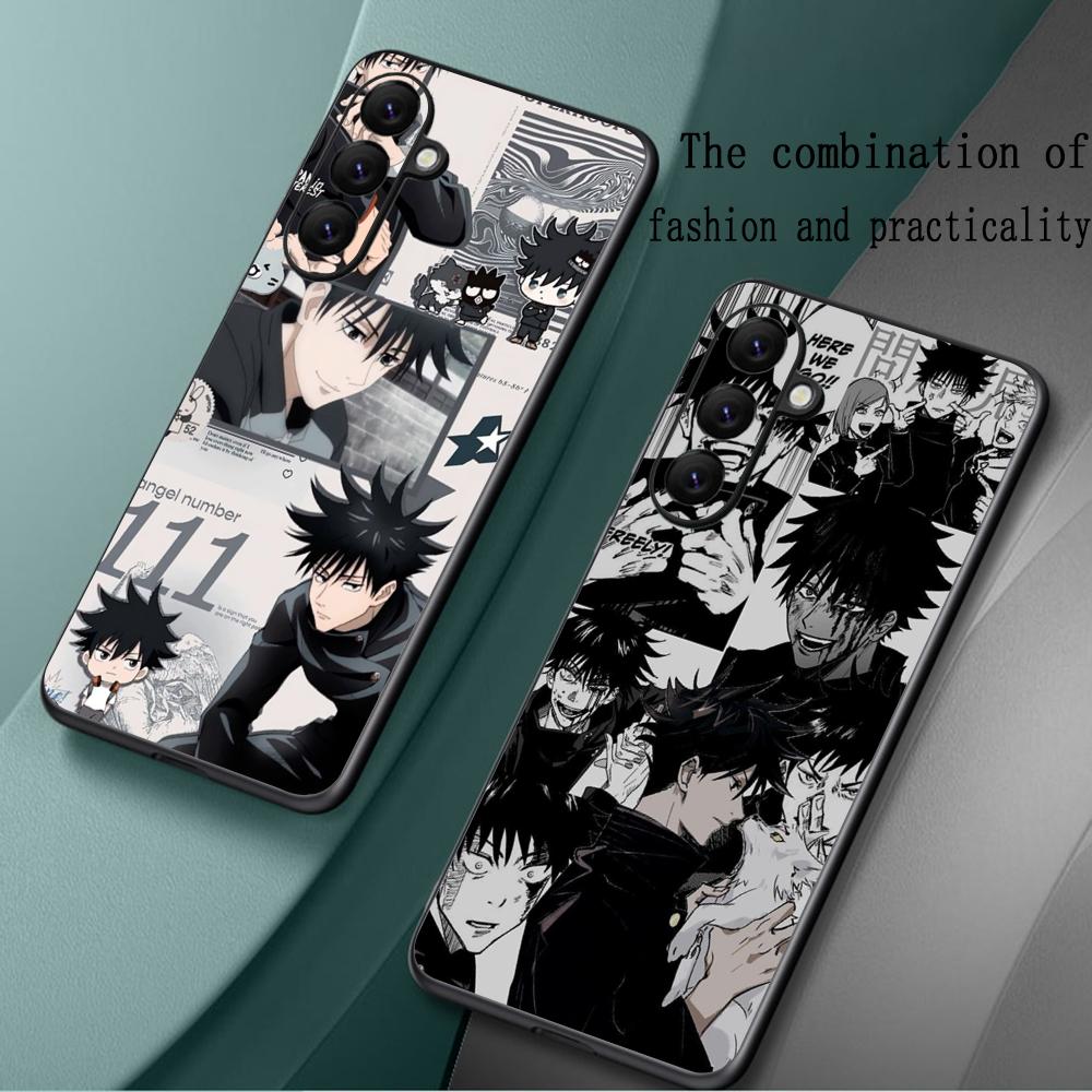 Phone Cases Black - Megumi Fushiguro hete anime poster telefoonhoesje