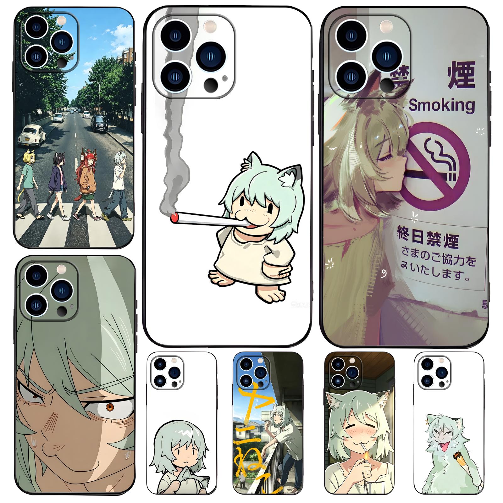 Phone Cases Black - Chainsmoker Cat Telefoonhoesje voor iPhone 17