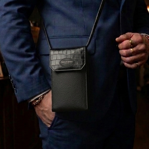 Phone Cases Wholesale - Premium luxe echt lederen crossbody tasje