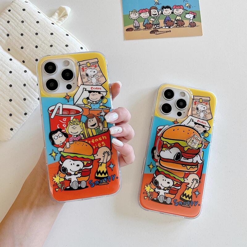 Phone Cases Wholesale - Snoopy Cartoon Magnetische Kickstand Telefoonhoesje Nieuwe