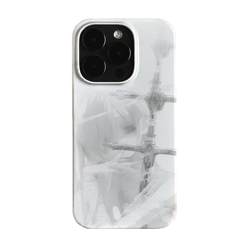 Cute Anime Case - Mooie Anime Meisje Zwaard Coole Jelly