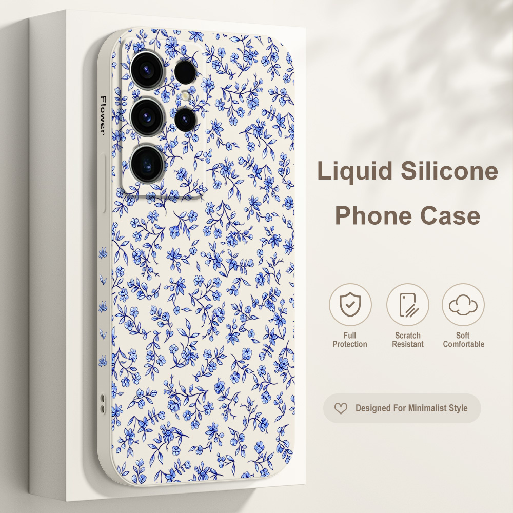 Phone Cases Galaxy S26 - Gedraaide Bloem Telefoonhoesje Voor Samsung Galaxy
