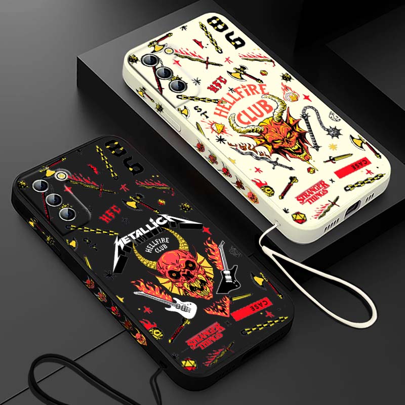 Phone Cases Galaxy S26 - Stranger Things Rode Hel Demon Telefoonhoesje