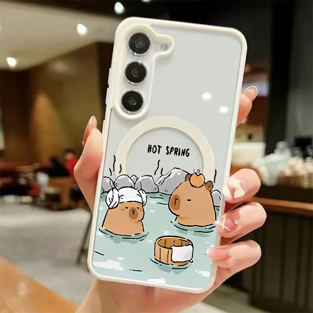 Phone Cases Galaxy S26 - Transparante magnetische telefoonhoes voor Samsung Galaxy