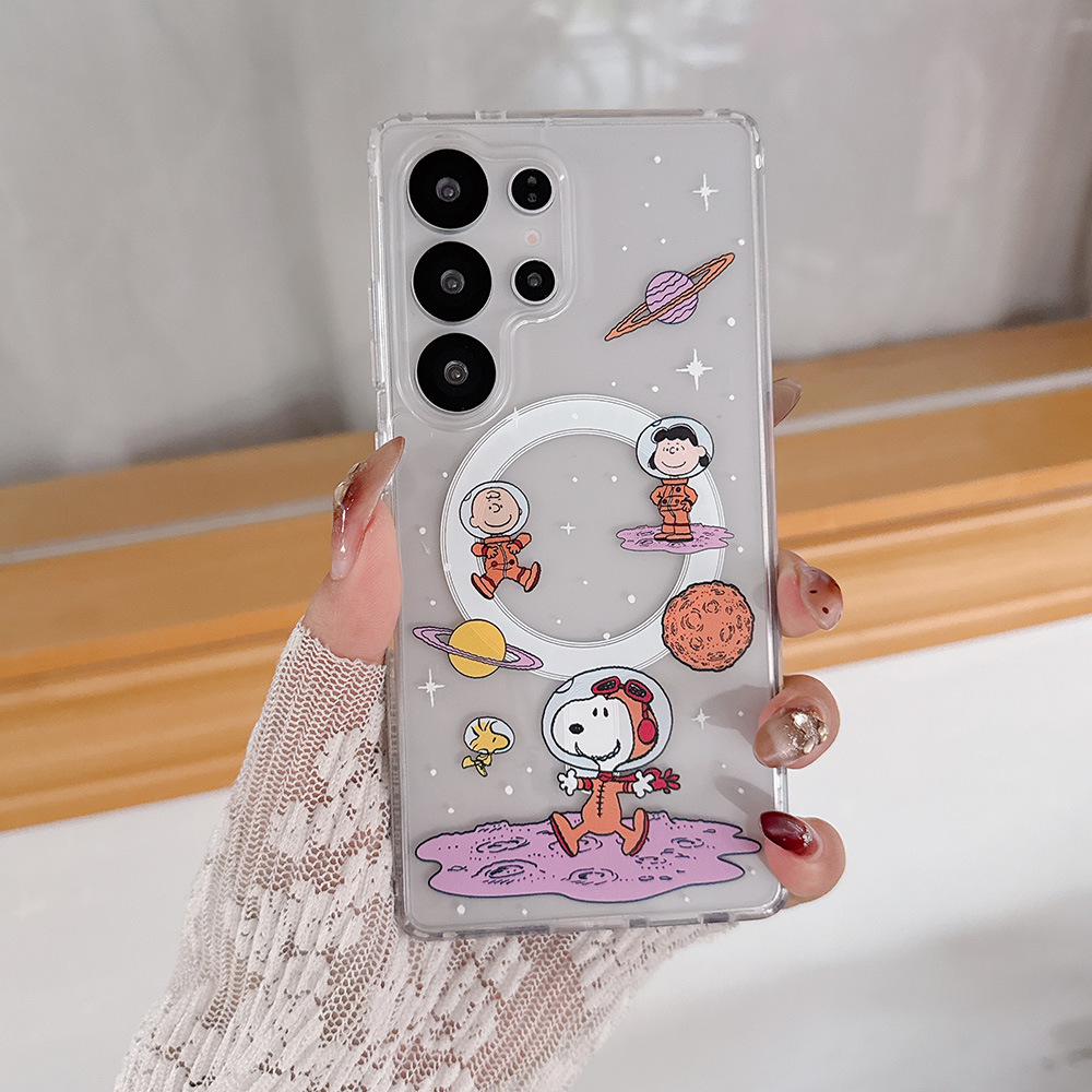 Cute Anime Case - Leuke Cartoon Snoopy Charlie Brown Magnetische