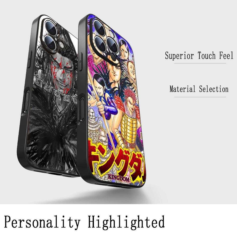 Kingdom manga kanki Yasuhisa H - Phone Cases Black recensie en prijs