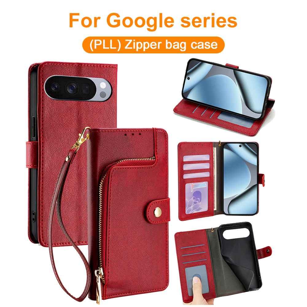 PU Lederen Rits Portemonnee Te - Leather Folio Wallet Case recensie en prijs