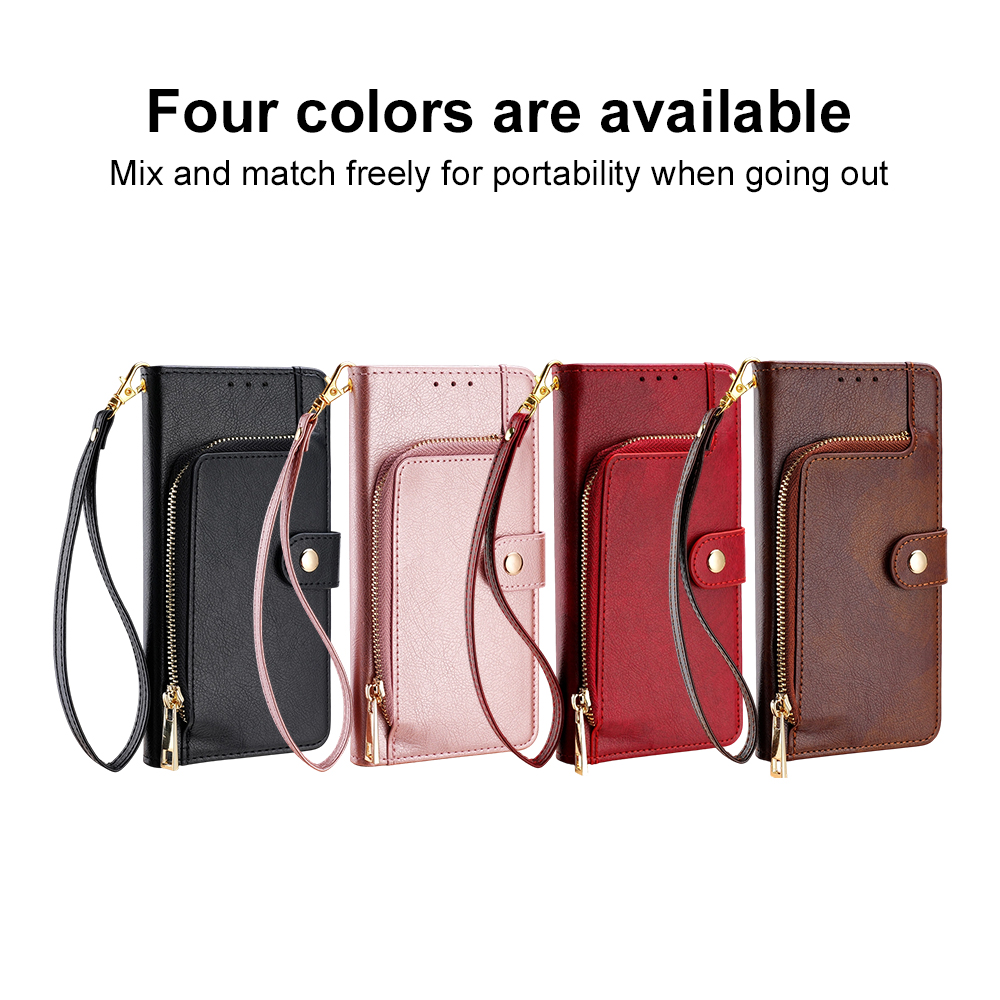 PU Lederen Rits Portemonnee Te - Leather Folio Wallet Case recensie en prijs