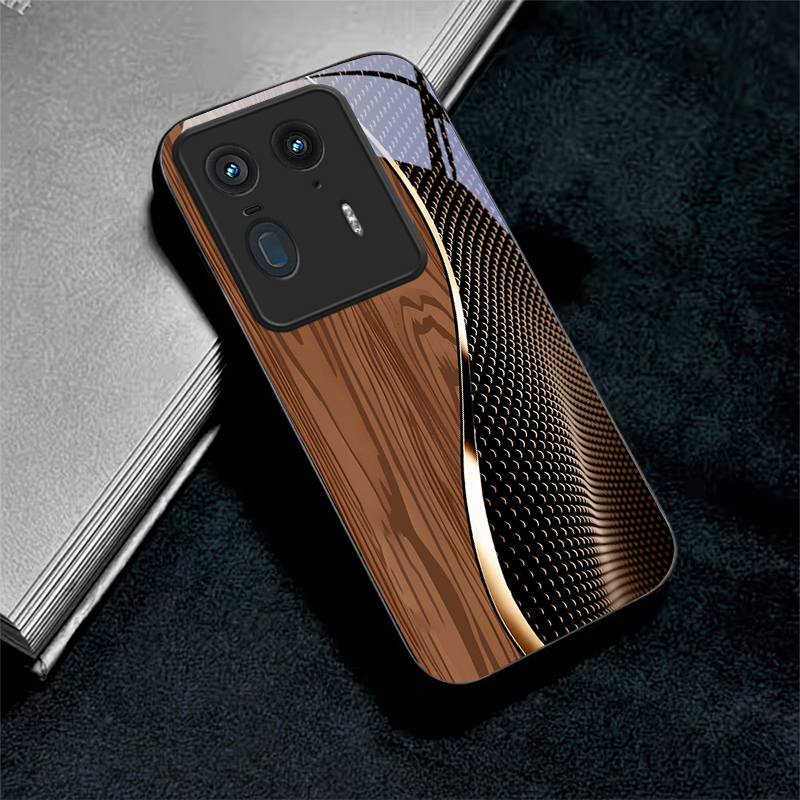 Fiber Gold Trim Zwarte Glazen  - Phone Cases For Motorola recensie en prijs