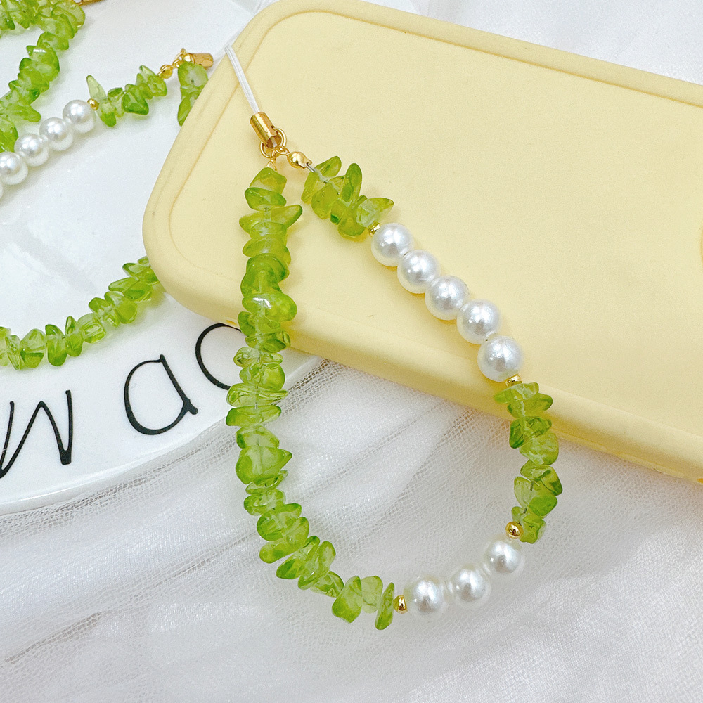 Nieuwe lente groene steen hang - Phone Cases Wholesale recensie en prijs