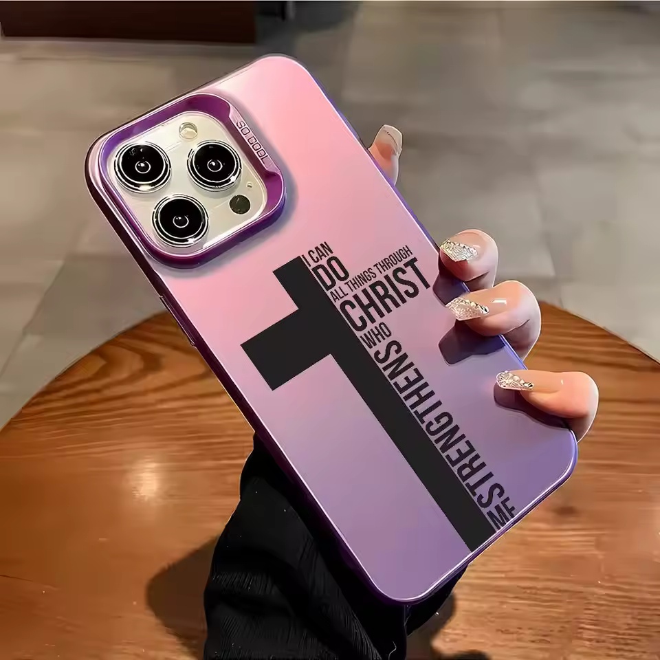 Anti-vingerafdruk Cross Bible  - Phone Cases Iphone 15 recensie en prijs