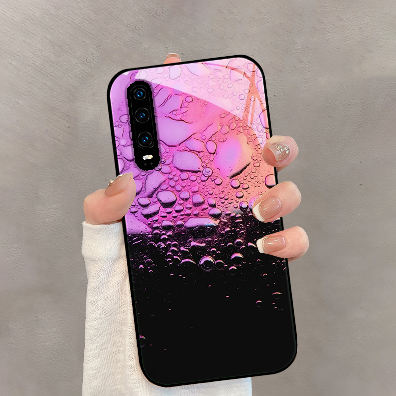 Voor Huawei P30 Glas Case P30  - Phone Cases Black recensie en prijs