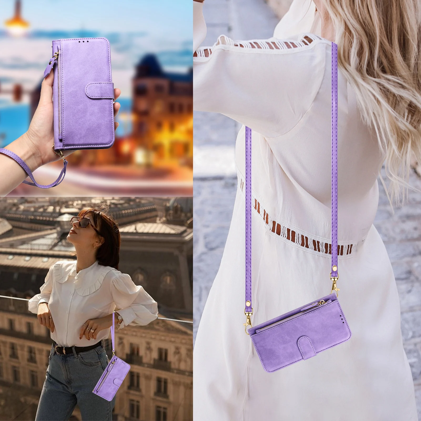 Leren portemonnee hoesje voor  - Flip Leather Case recensie en prijs