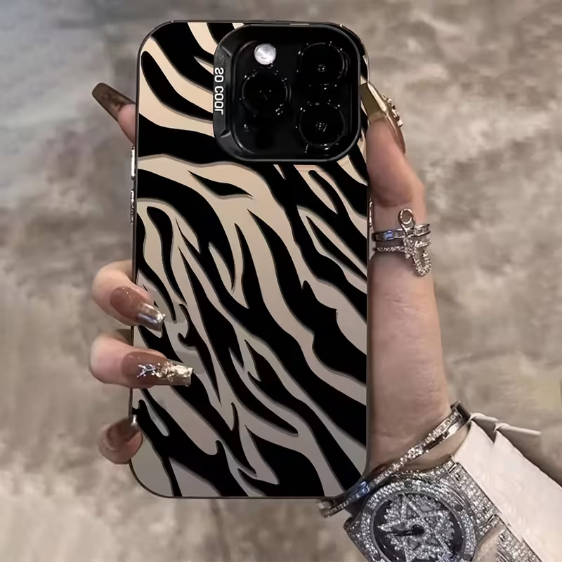 Zebra-patroon Zwarte Geavancee - Phone Cases Iphone 15 recensie en prijs