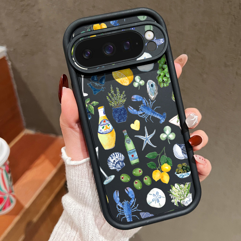 Ocean Whale Patroon TPU Telefo - Phone Cases Pixel 10 recensie en prijs