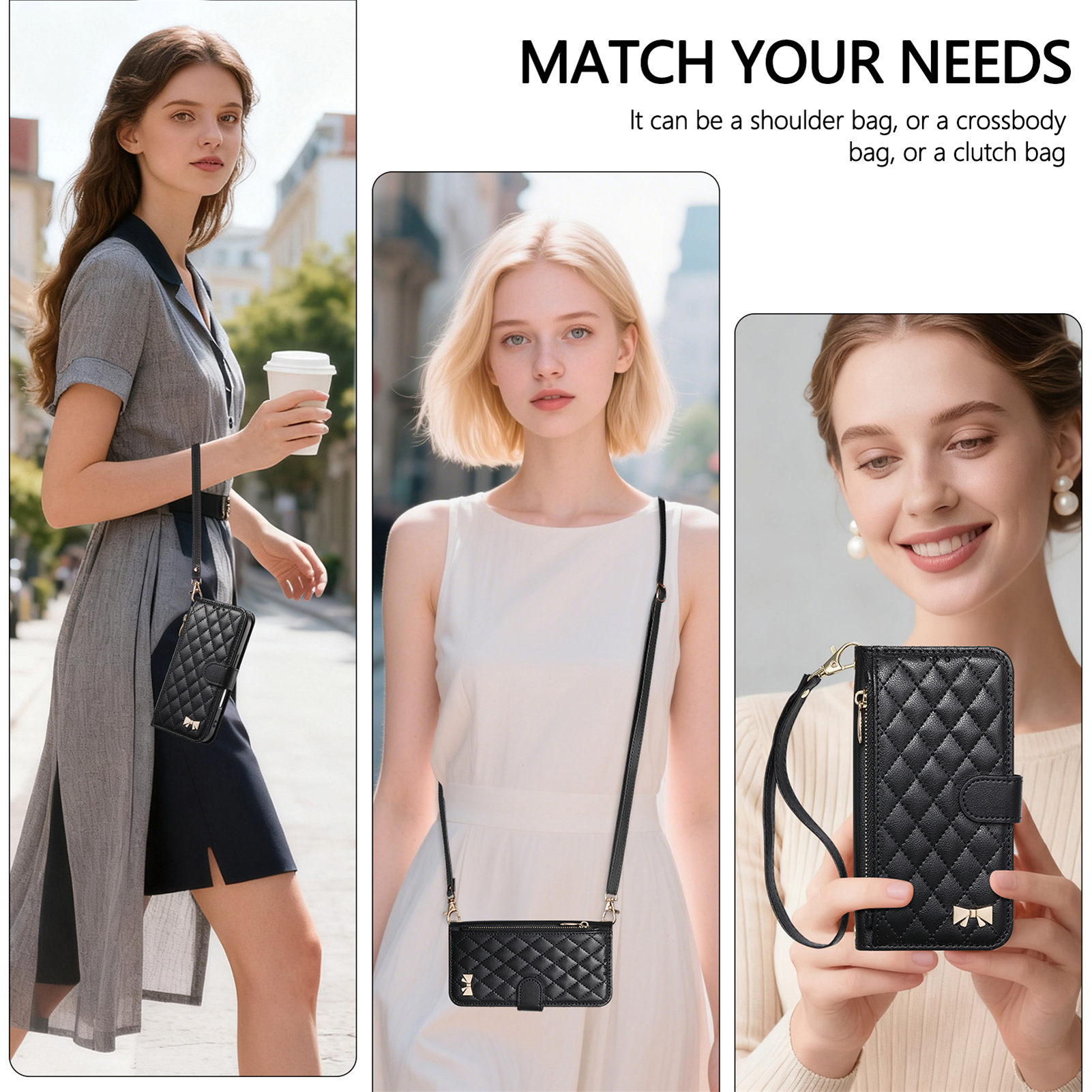 PU Leder Rits Crossbody Polsba - Flip Leather Case recensie en prijs