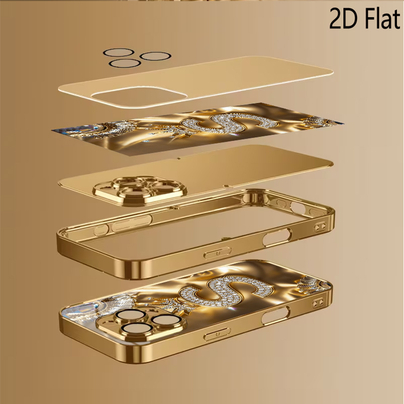 Crown S Patroon gehard glas on - Phone Cases That Cover The Camera recensie en prijs