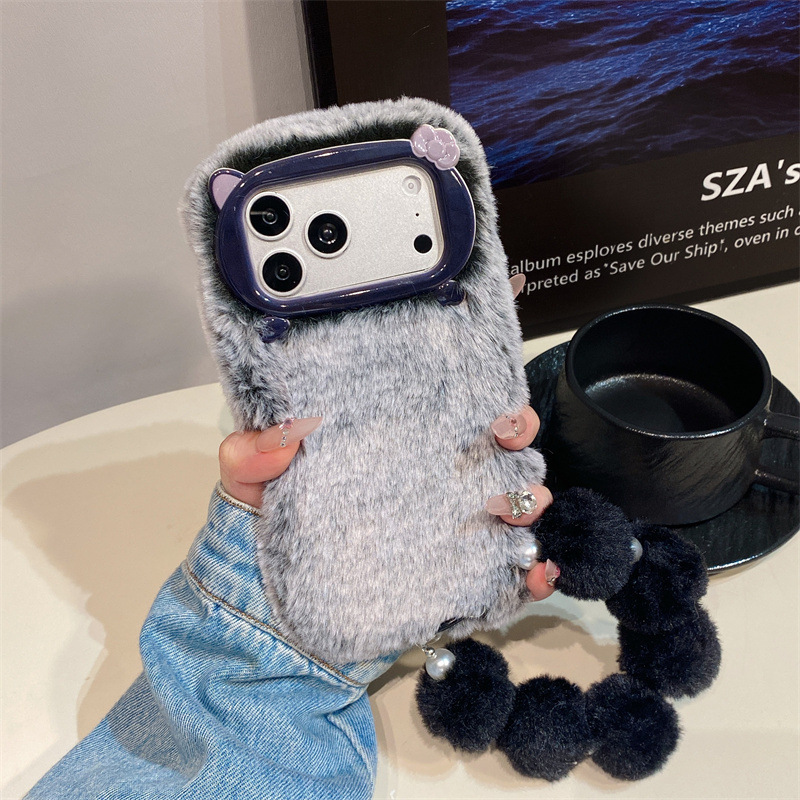 Luxe effenkleurige pluche tele - Phone Cases Iphone 15 recensie en prijs