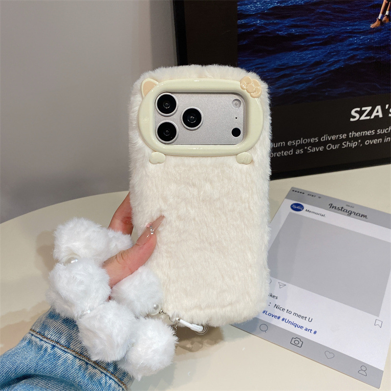 Luxe effenkleurige pluche tele - Phone Cases Iphone 15 recensie en prijs