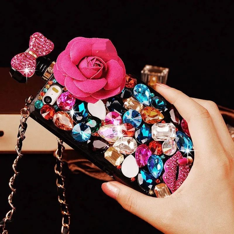 Luxe DIY diamanten bloem parfu - Phone Cases Junk recensie en prijs