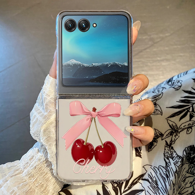 Roze kersen strik print telefo - Phone Cases For Motorola recensie en prijs