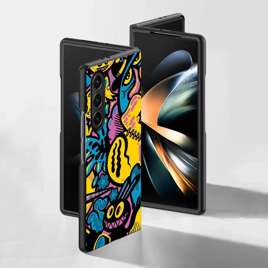 Cartoon Graffiti Ontwerp Case  - Phone Cases Z Fold 5 recensie en prijs