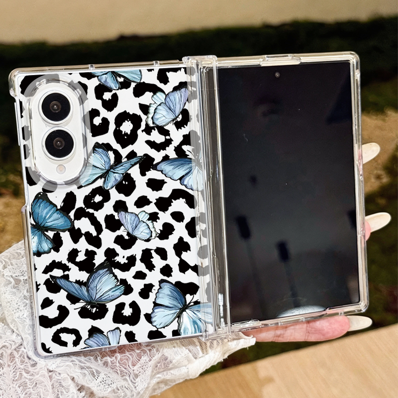 Leoprintpatroon Transparante O - Phone Cases Z Fold 5 recensie en prijs